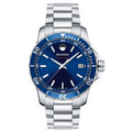 Movado Series 800 Men's Stainless Steel Bracelet Sport Watch W/ Blue Dial from Pedre